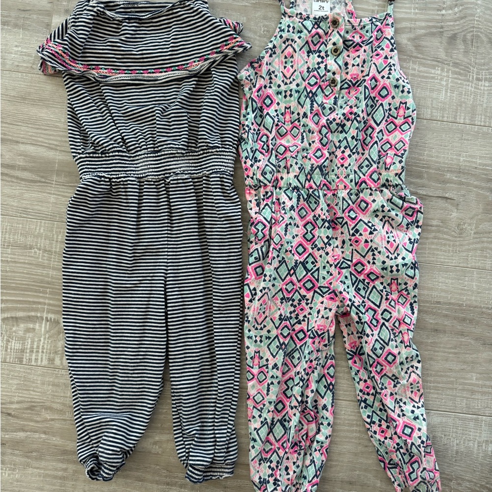 Two Toddler Jumpsuits 2T